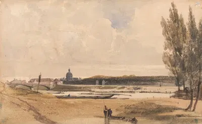 На Сене by Томас Шоттер Бойс, 1831 — digital art print download