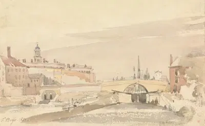 Мост Касл Милс, Йорк by Томас Шоттер Бойс, 1839 — digital art print download