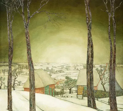 Зимний пейзаж by Валериус де Саделер, c. 1926 — digital art print download