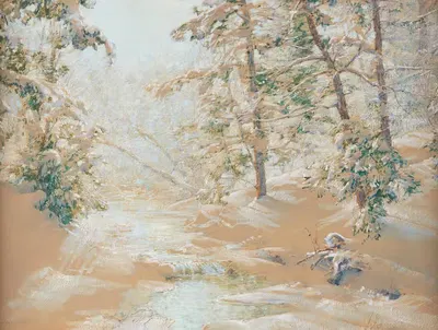 In the Glen by Walter Launt Palmer — digital art print download