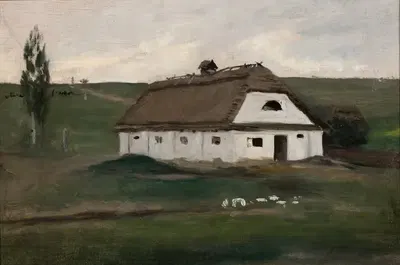 Амбар by Адам Хмеловский — digital art print download