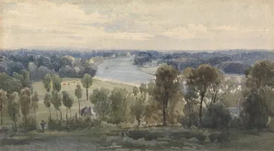 Richmond Hill by Copley Fielding, 1830 — digital art print download