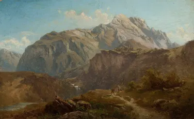 Mountain landscape by Antoni Kozakiewicz — digital art print download
