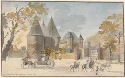 Ворота к Бурситу, Ахен by Чарльз Гор, 1785 — digital art print download