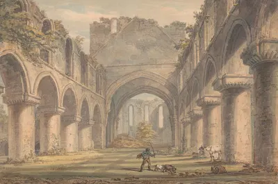 Buildwas Abbey, Shropshire by Edward Dayes — digital art print download