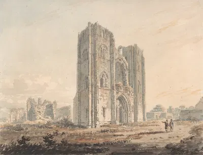 Elgin Cathedral, Moray by Edward Dayes, 1792 — digital art print download