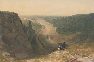 The Avon Gorge, Looking toward Clifton by Francis Danby — digital art print download