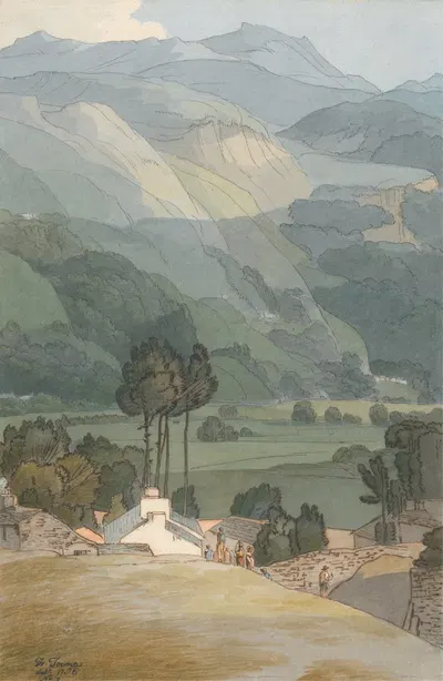 Ambleside by Francis Towne, 1786 — digital art print download