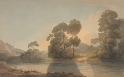 On the Dee by Francis Towne — digital art print download