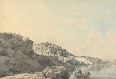 Lismore Castle, Ireland by Francis Wheatley, 1783 — digital art print download