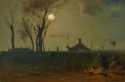 Moonlight in Virginia by George Inness, 1884 — digital art print download
