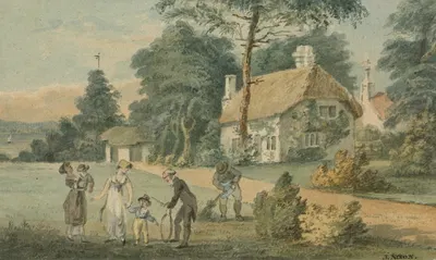 Binstead Parsonage, Isle of Wight by John Nixon — digital art print download