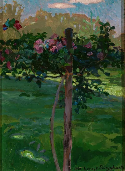 Розовый куст by Генрик Щиглиньский, 1909 — digital art print download