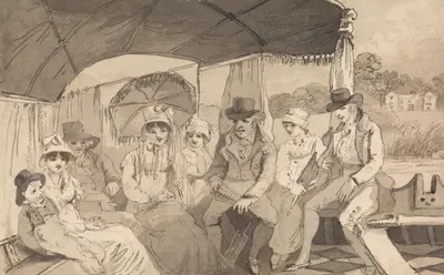 In Mr. Barnard's Boat, Kingston by John Nixon — digital art print download