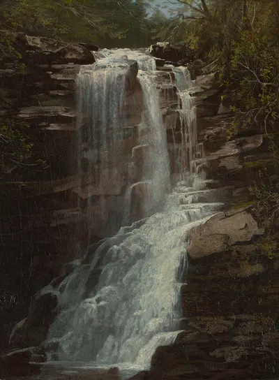 Водопад by Гомер Додж Мартин, 1869 — digital art print download