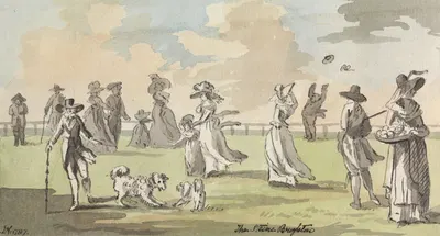 The Steine, Brighton by John Nixon, 1787 — digital art print download
