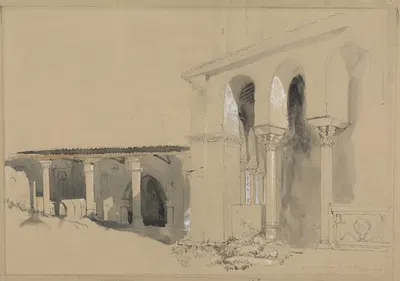 The Great Square at Torcello by Джон Рескин, 1850 — digital art print download