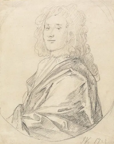 Portrait of a Gentleman by John Vanderbank, 1725 — digital art print download