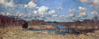 Лось by Юлиан Фалат, 1899 — digital art print download