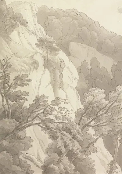 Canonteign by Джон Уайт Эббот, 1808 — digital art print download