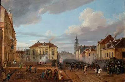 Возвращение польских войск из Виржбно by Марцин Залеский, 1831 — digital art print download