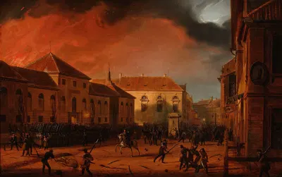 Захват Варшавского арсенала by Марцин Залеский, 1831 — digital art print download