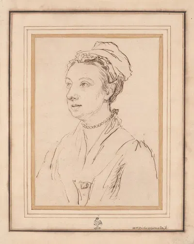 Mrs. J. Richardson by Jonathan Richardson the Elder — digital art print download