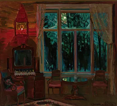 Полночь by Станислав Жуковский, 1922 — digital art print download