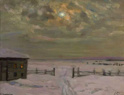 Удаленный русский север by Станислав Жуковский, 1920 — digital art print download