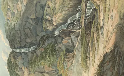 A Waterfall by Thomas Bradshaw — digital art print download