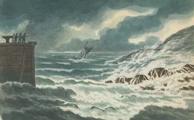 Storm at Sea by Thomas Bradshaw — digital art print download