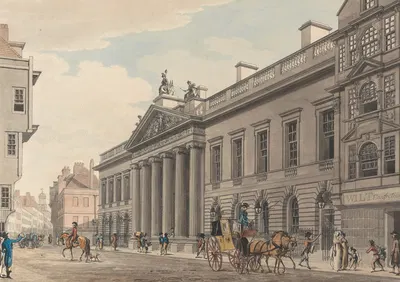 East India House by Thomas Malton the Younger — digital art print download