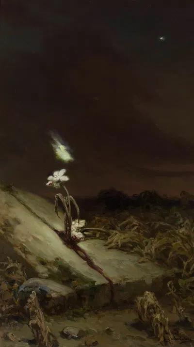 Suicide’s grave by Wilhelm Kotarbiński — digital art print download