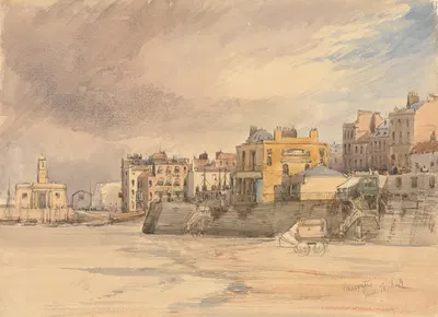 Margate by William Callow, 1849 — digital art print download