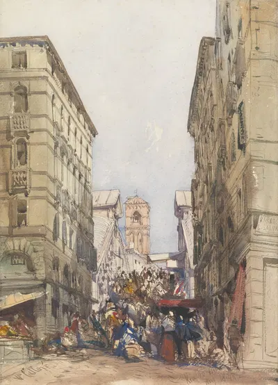 The Rialto by William Callow, 1846 — digital art print download