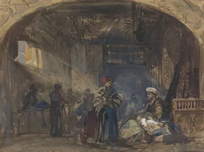 Cairo Bazaar by William James Müller — digital art print download