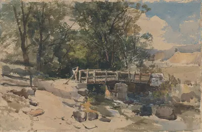 The Bridge by William James Müller — digital art print download
