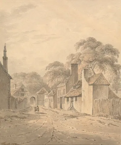 Exeter Gate, Harnham Road, Salisbury by Джозеф Пауэлл — digital art print download