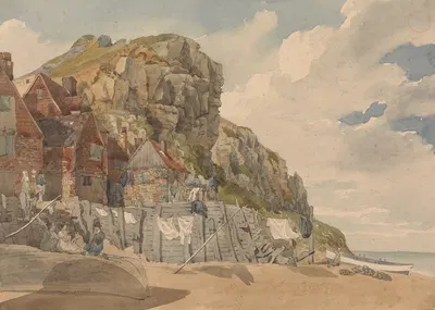 Fisherman's Quarters, Robin Hood's Bay by Джозеф Пауэлл — digital art print download