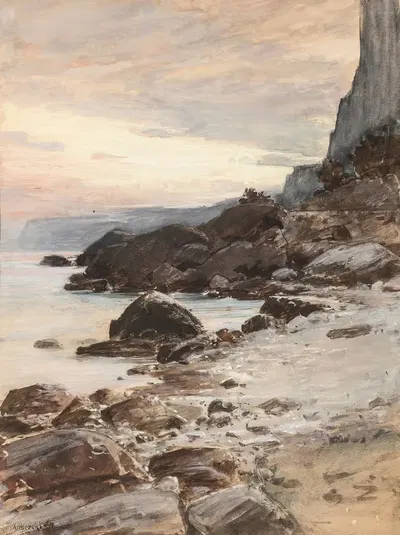 Южное побережье by Адольф Хирэми-Хиршль, 1890 — digital art print download