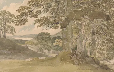 Windermere from Rydal Park by Джозеф Пауэлл — digital art print download