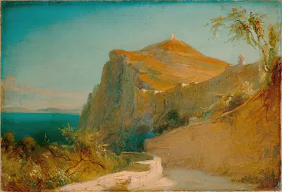Tiberius rocks at Capri by Carl Blechen — digital art print download