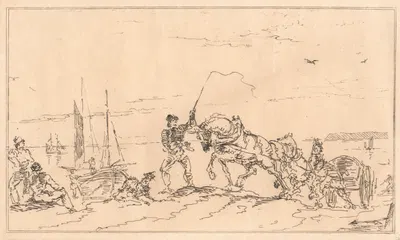 Cavalrymen, etc. by Joseph Steuart, 1821 — digital art print download
