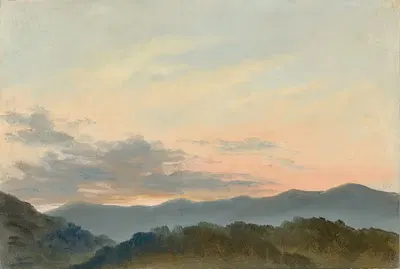 Облачное исследование by Карл Густав Каруз, 1830-1840 — digital art print download