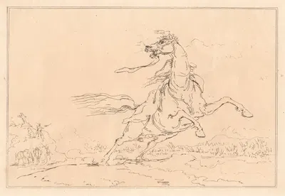 Cavalrymen, etc. by Joseph Steuart, 1821 — digital art print download