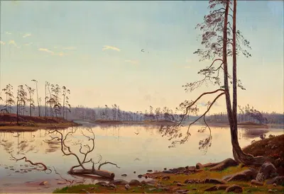 Summer morning by Harald Foss, 1873 — digital art print download