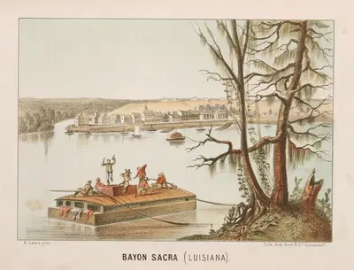 Баю Сакра, Луизиана by Генри Льюис — digital art print download