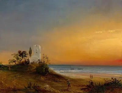 Берег в Алжире by Теодор Гюдин, 1831 — digital art print download