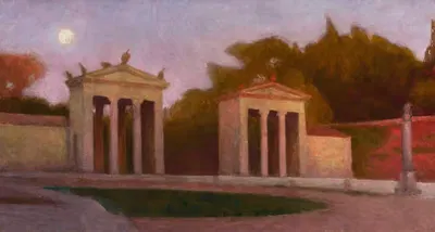 Вилла Боргезе by Александр Гиерминьский, 1900 — digital art print download