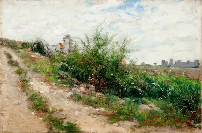 Сцена из Висби by Аксель Линдман, 1881 — digital art print download